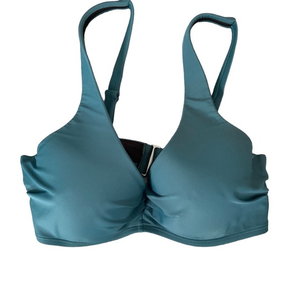 💙1Set of 3 MCX: 2 small tops bikinis-Turquoise small Reversible bottom LIKE NEW💙 - Picture 2 of 11